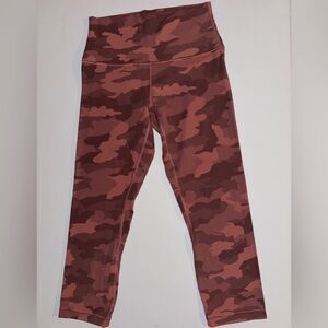 lululemon athletica Pink Camo Leggings